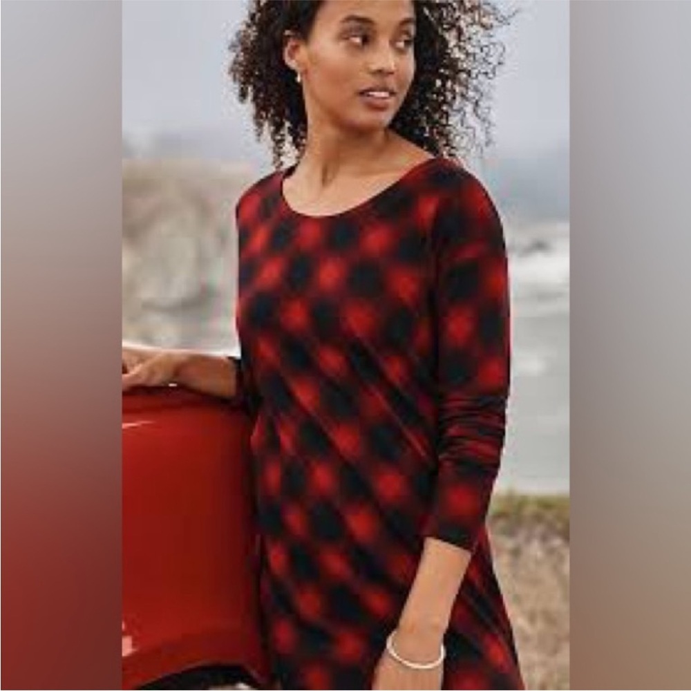 🖤 J Jill Simply Supima® Side-Slit Tunic 🖤 - Picture 2 of 6